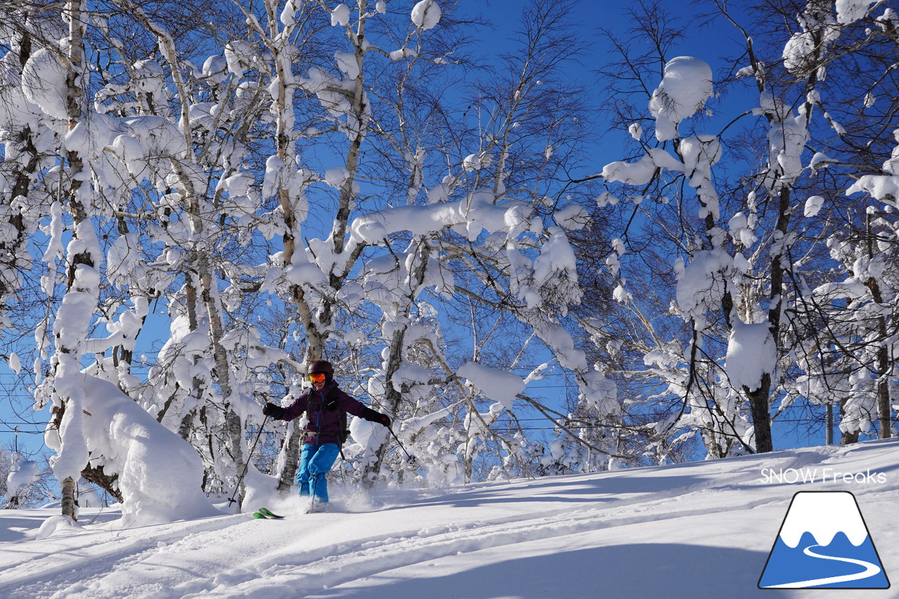 カムイスキーリンクス 今季ICチケット導入＆新装OPENのセンターハウスで快適度アップ☆そして、粉雪が舞い上がる尾形信の『パウダーガイド』!!